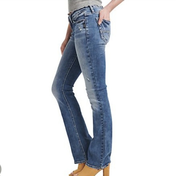Silver Jeans Denim - Silver Jeans Co Silver Jeans Suki 17” Surplus Bootcut Jeans